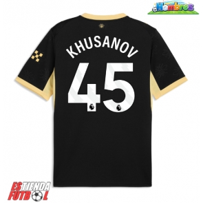 Manchester City Abdukodir Khusanov #45 Segunda Equipación 2026-27 Manga Corta